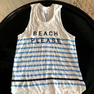 Sundry T back tank top - cotton